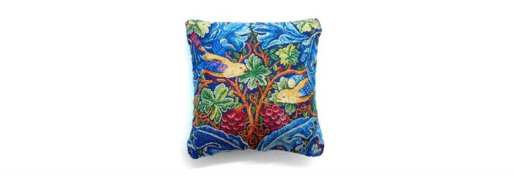 William Morris Cushion with Two&nbsp;Birds