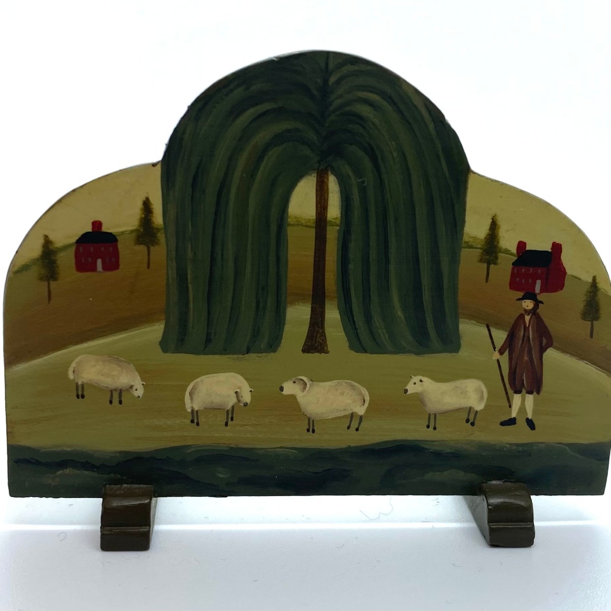 Firescreen with Shepherd