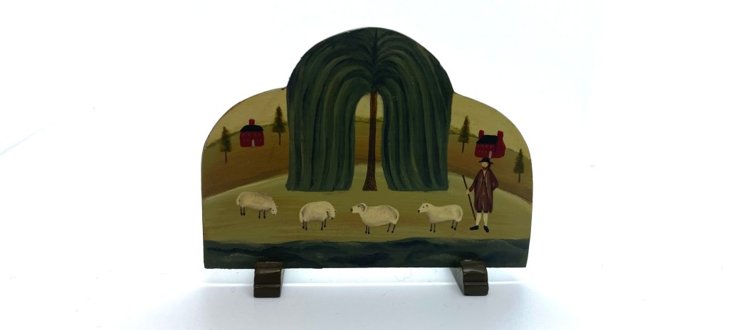 Firescreen with Shepherd