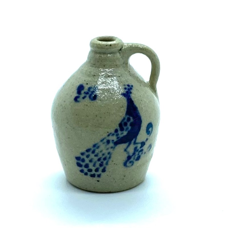 Single-Handled Jug with&nbsp;Peacock
