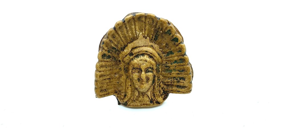 Etruscan Antefix with Maenad’s&nbsp;Head