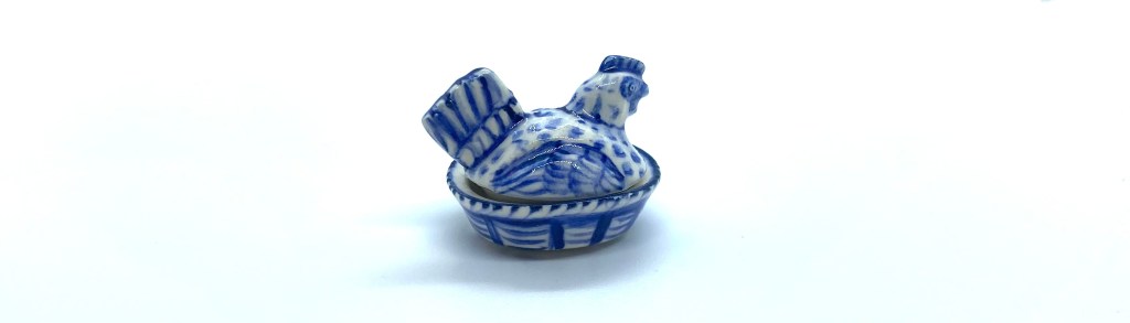 Blue & White Hen&nbsp;Tureen