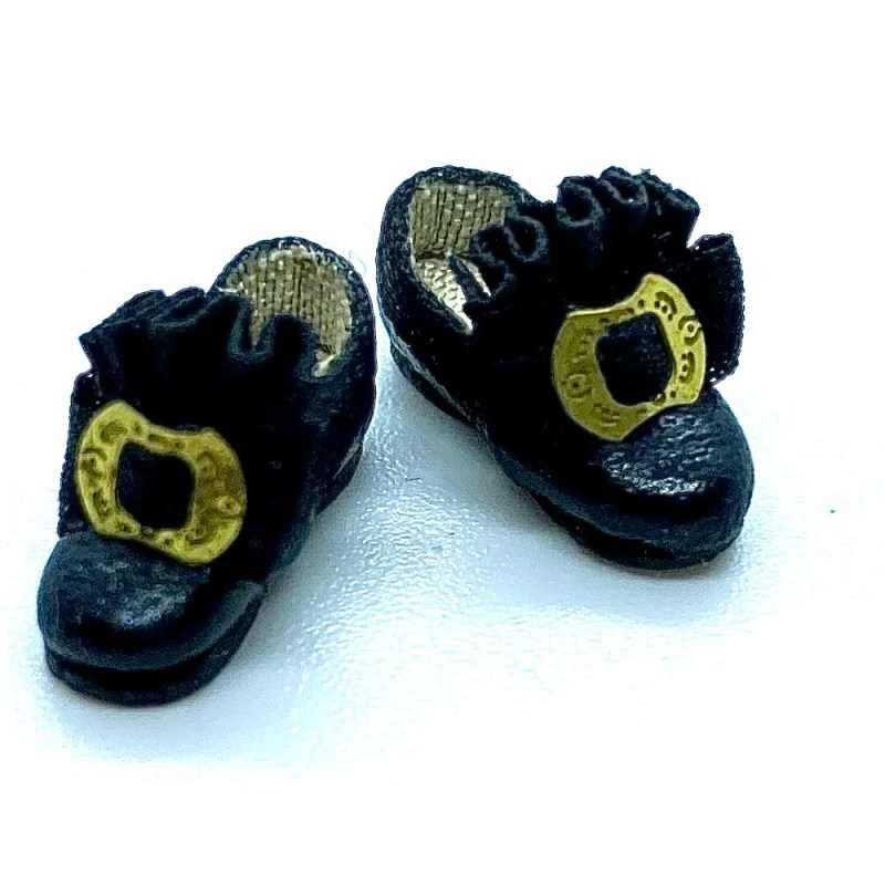 Boy’s Black Buckled&nbsp;Shoes