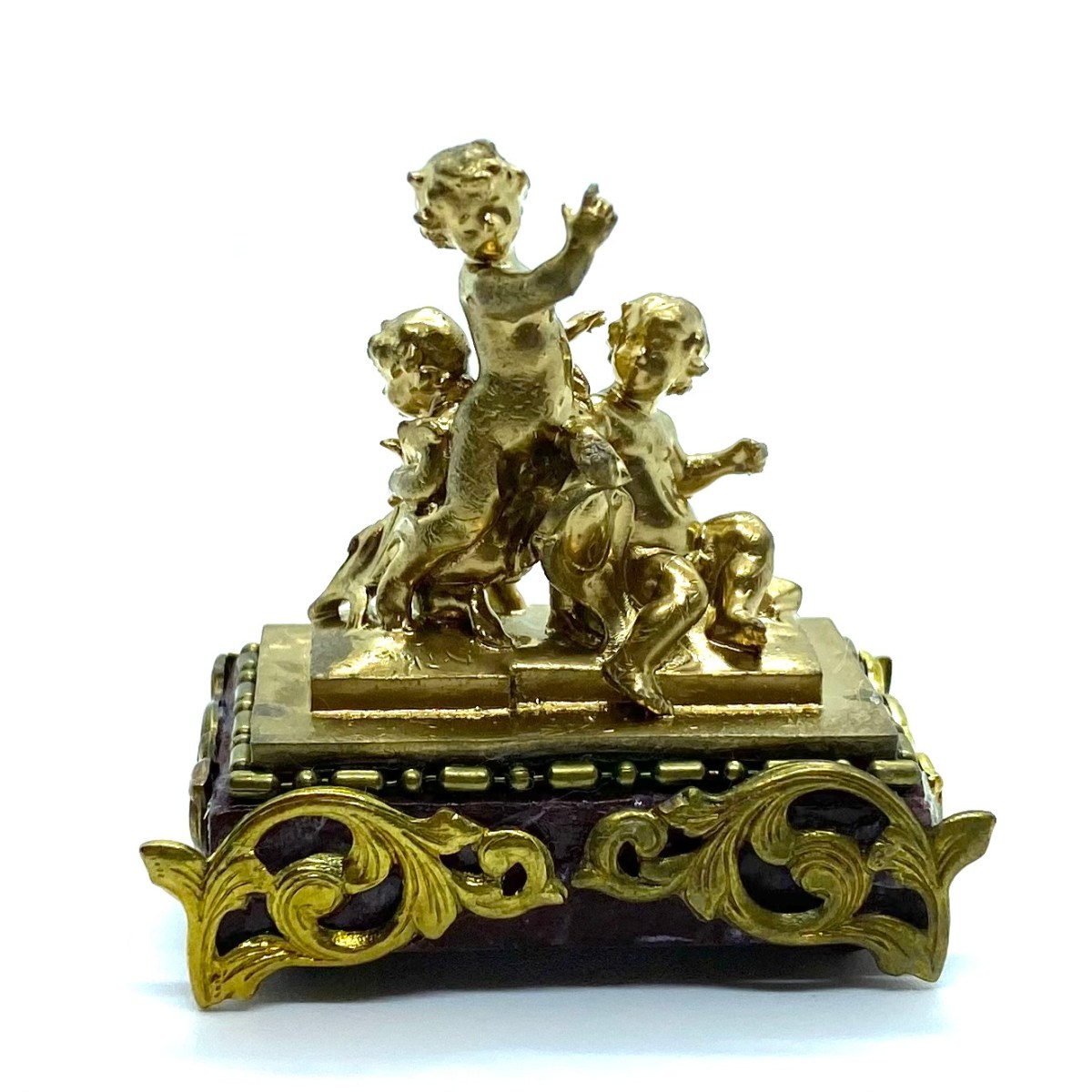 Gilded Putti Sculpture