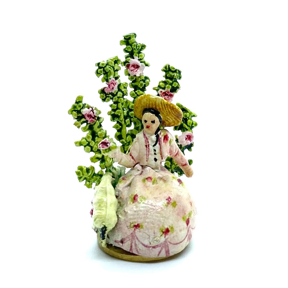 Staffordshire Lady with&nbsp;Lamb