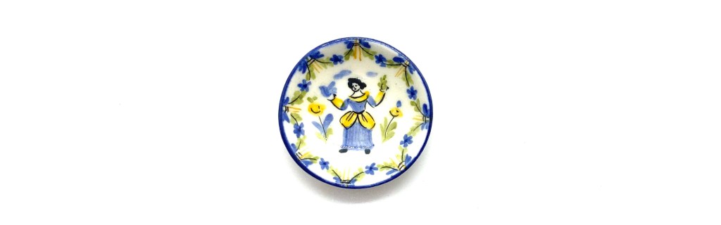 Ceramic Plate with&nbsp;Woman