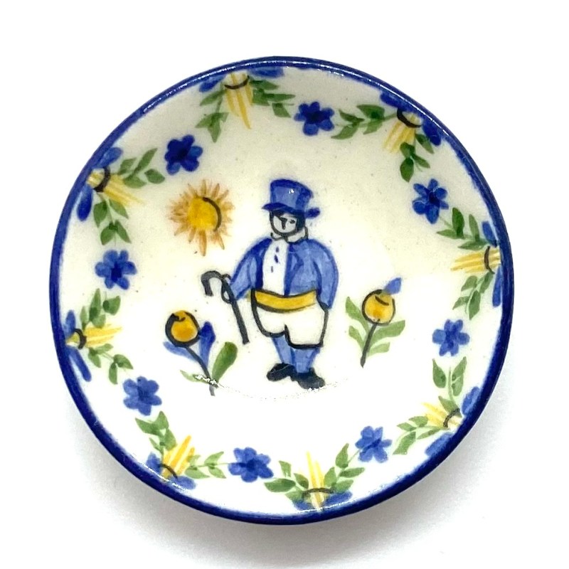 Ceramic Plate with&nbsp;Man