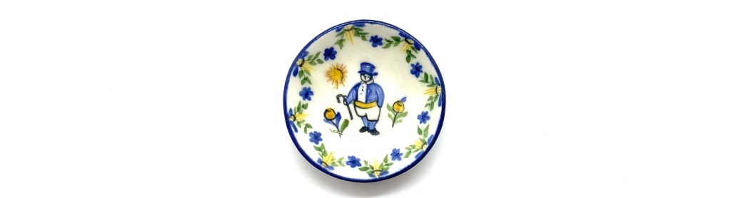 Ceramic Plate with&nbsp;Man