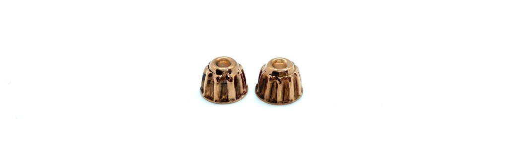 Two Fluted Copper Jelly&nbsp;Moulds