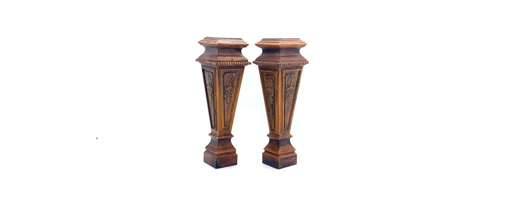 Pair of Square&nbsp;Pedestals