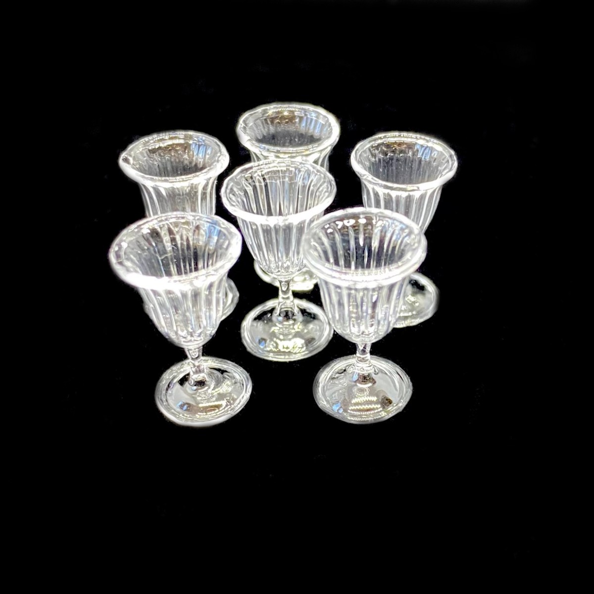 Ribbed Wine Glasses (Set of&nbsp;Six)