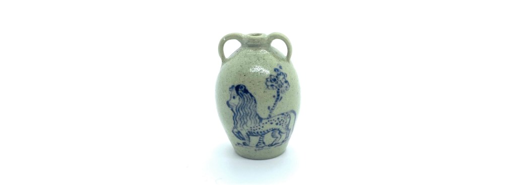 Double-Handled Jug with&nbsp;Lion