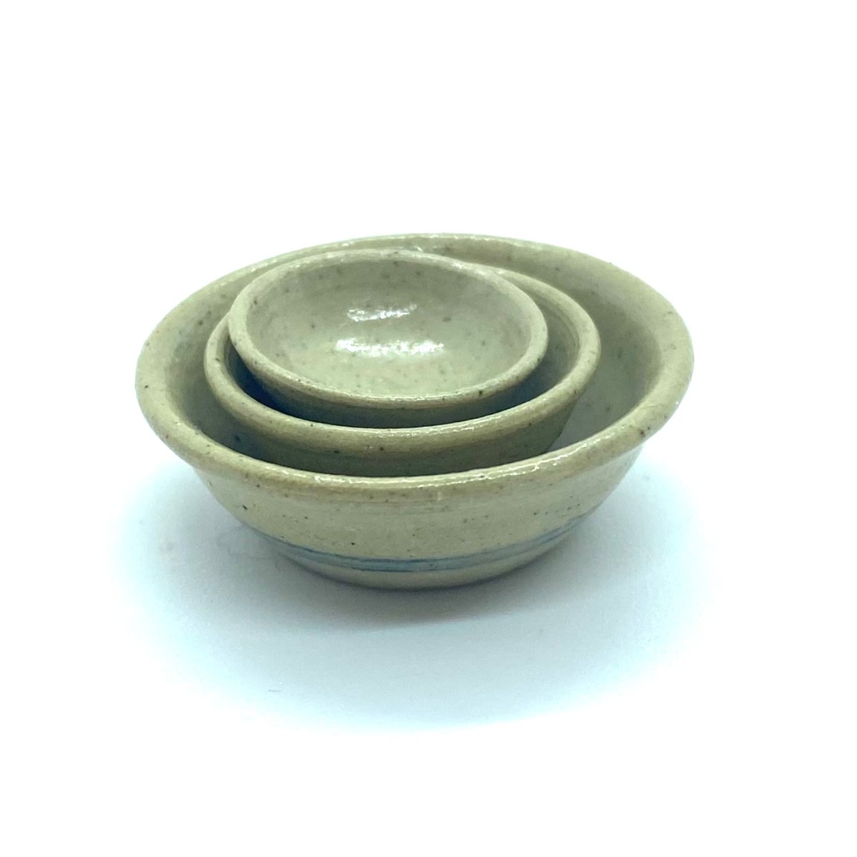 Set of Three Stoneware&nbsp;Bowls