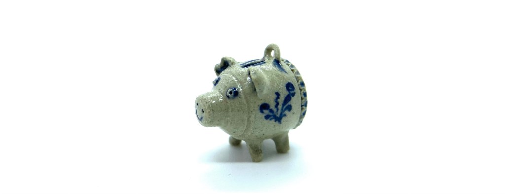 Stoneware Piggy Bank