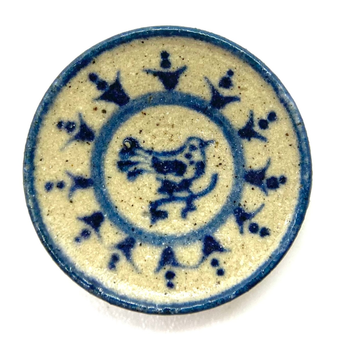 Stoneware Plate with&nbsp;Bird