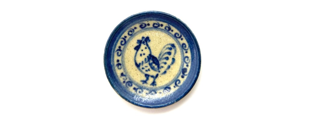 Stoneware Plate with&nbsp;Rooster